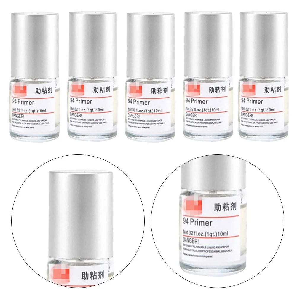 

5 Bottles 10ml Adhesion Promoter Double Sided Tape Enhancer for Plastic Glass Metal Car Supply Sealer Bonding Agent Automotive