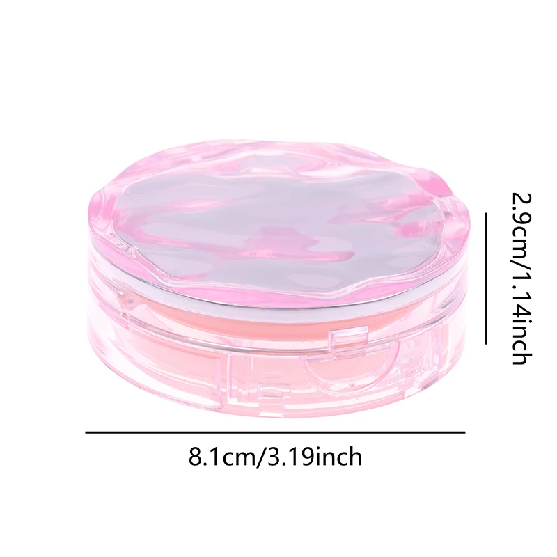 Boîte à bouffantes à coussin d'air vide, boîte de bricolage de fond de teint Portable avec miroir Bb crème, étui à cosmétiques, conteneur avec éponge, outils de maquillage