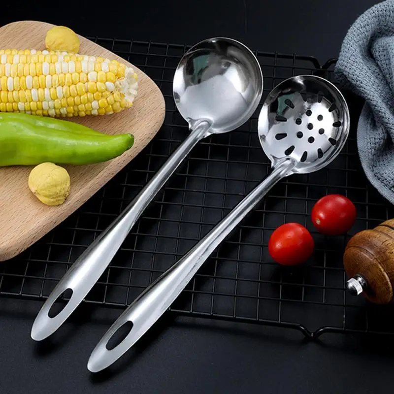 

Strainer Spoon Durable Stainless Steel High-quality Strainer Spoon For Household Use Household Kitchenware Budget-friendly Safe