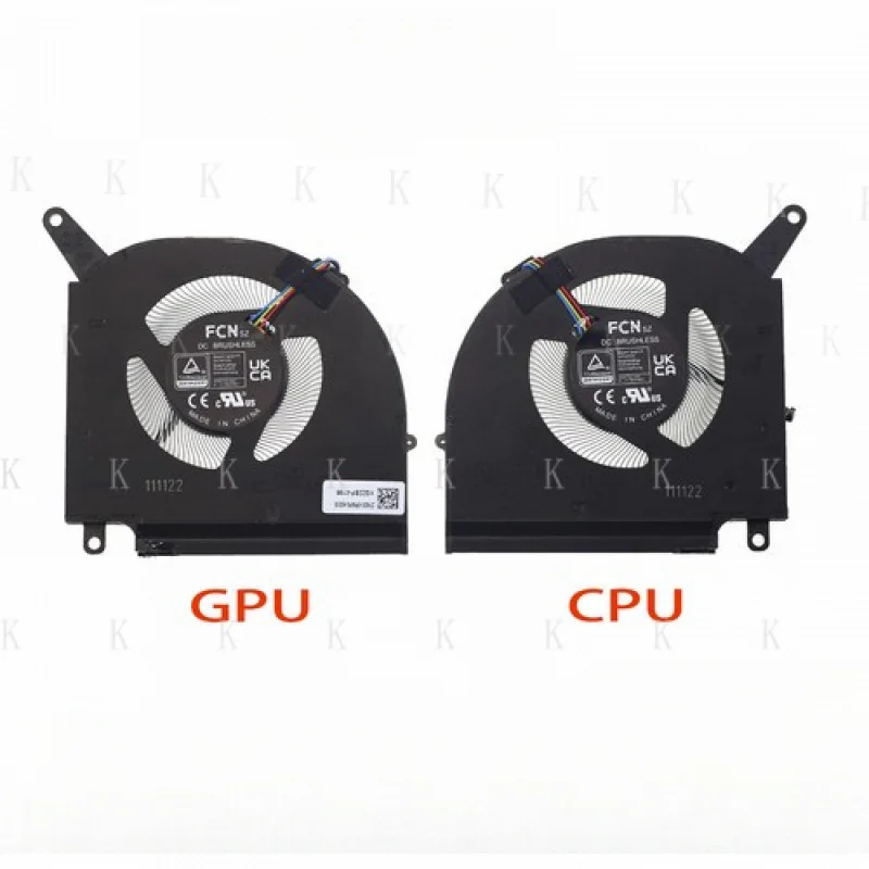 C   Laptop CPU GPU Cooling Fan for Gigabyte Aorus 15X ASF X5PASF RTX 4070