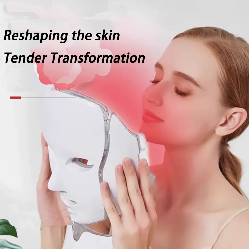7-color-led-mask-skin-rejuvenation-acne-anti-wrinkle、-beauty-instrument-whitening-and-acne-removal-skin-care-beauty-device
