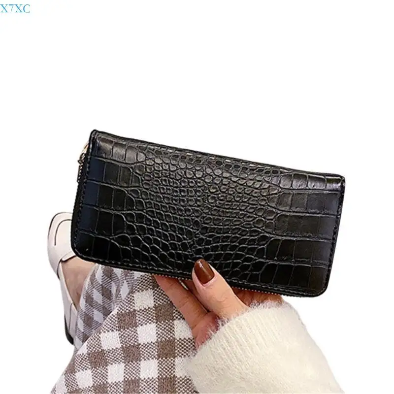 

X7XC Sophisticated Women's Zipper Wallet with Multiple Card Slots Wallets Coin Purse