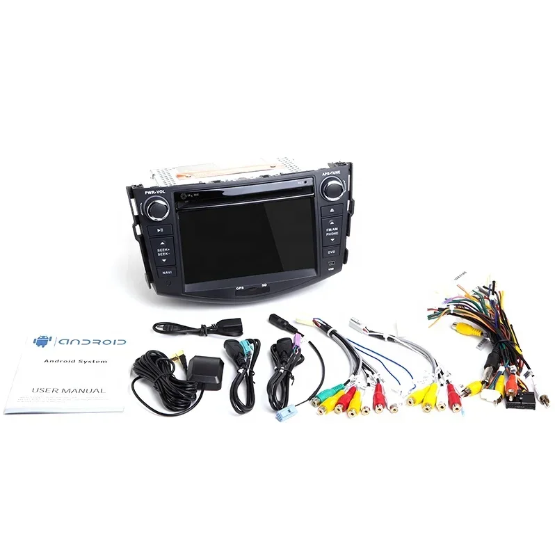 2 din Android 13  Car radio DVD Player For Toyota RAV4 Rav 4 2007 2008 2009 2010 2011 2012 GPS Navigation stereo head unit Wifi