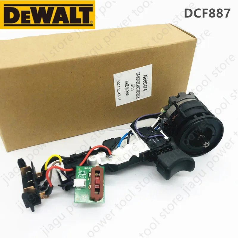 Motor e Interruptor Módulo para Dewalt Ferramentas Elétricas Peças N880474 Dcf887n Dcf887
