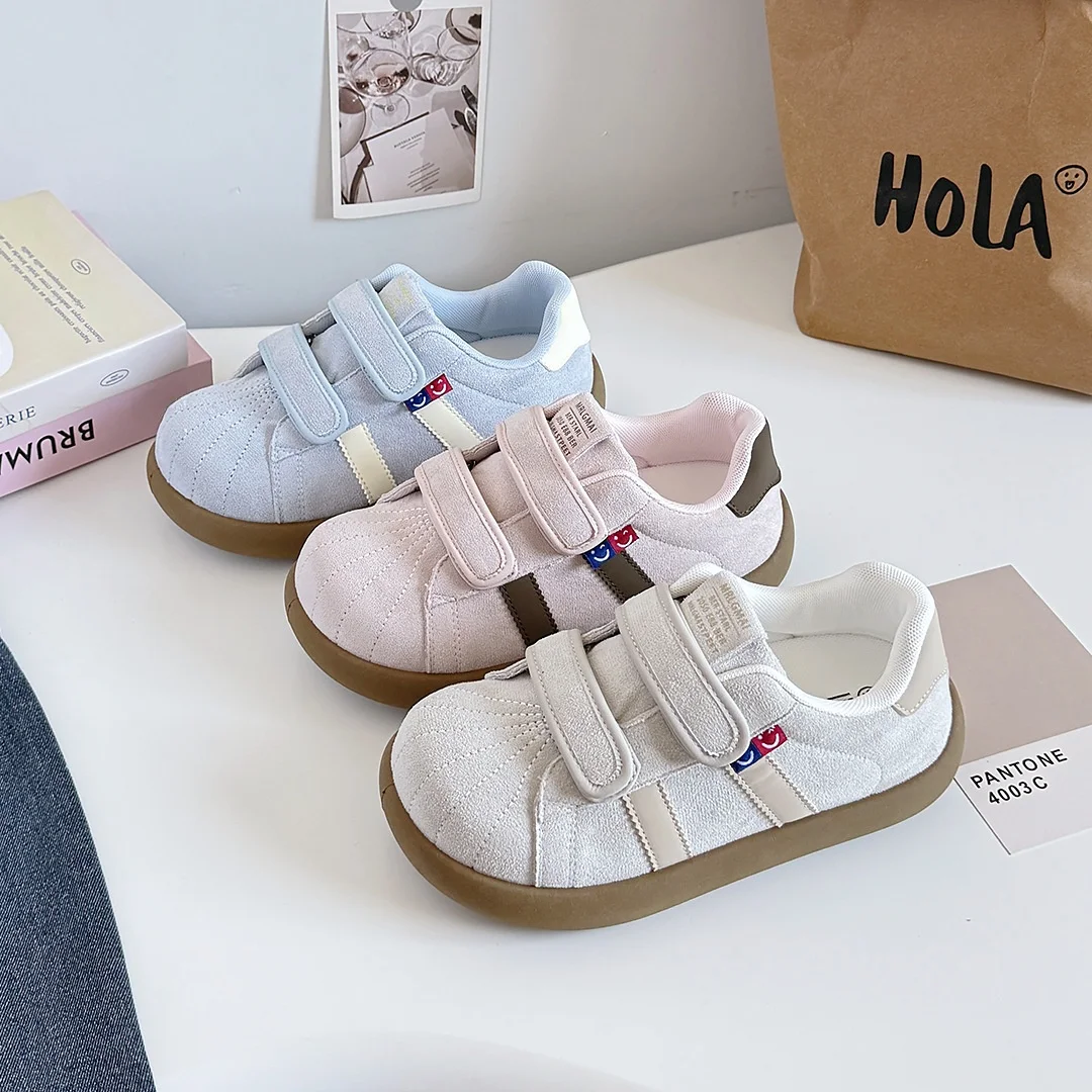 American Style Flocking Magic Stick Capybara Big Head Casual Board Shoes Flat Bottom Single Shoes B3010 Canvas Sneakers