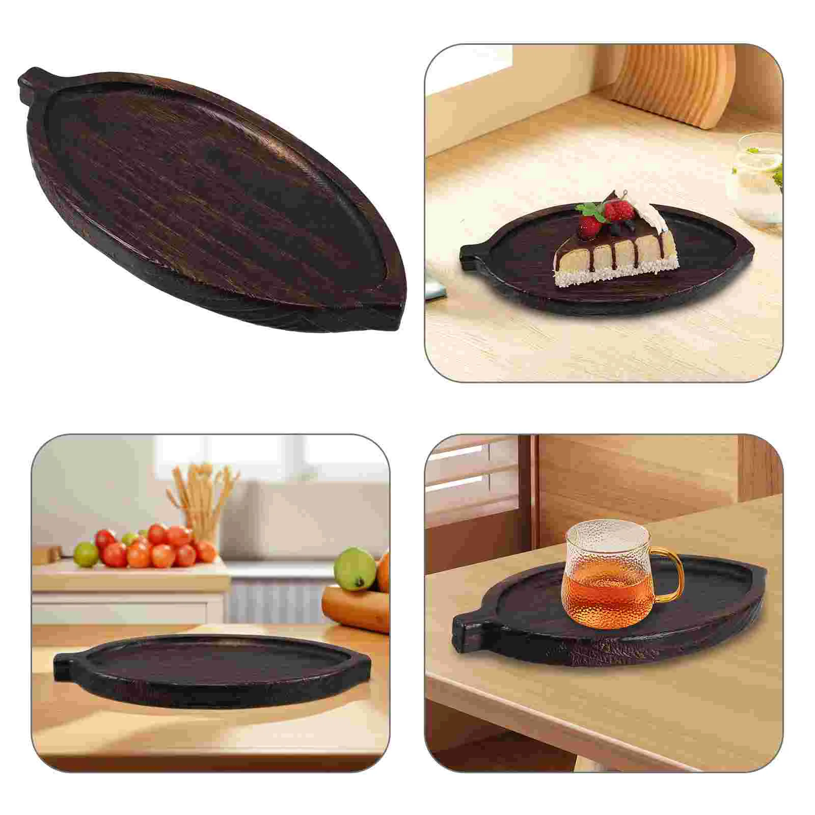 

Retro Wooden Tea Tray Entertainment Center Decor Decorative Chinese Kung Fu Coffee Table Vintage