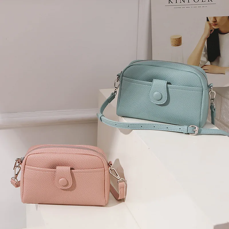 Lady Square Bag Fashion Shoulder Bags Crossbody Bags New Brief Leisure Versatile Multifinonal Women White Small Square Bags