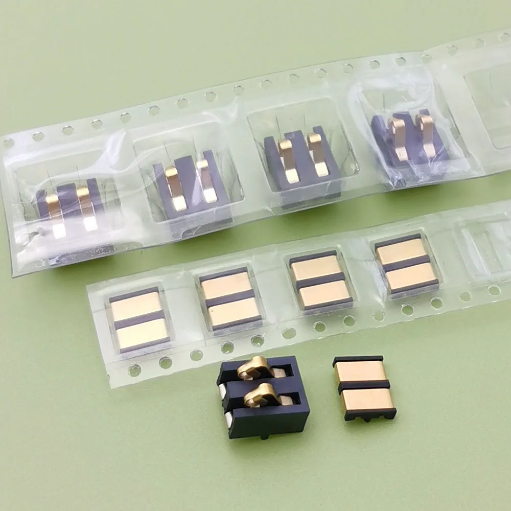 

1000pcs (F+M) Battery Shrapne 2 Pin 5A High Current Battery Holder 2Pin Battery Connector Male Female Battery Contact Plate