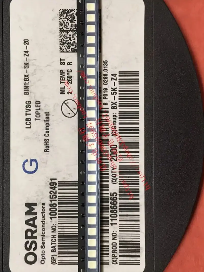 

50pcs/ LCBTVSG Patch 3528 2 Foot Super Bright Ice Blue Sky Blue Light-emitting Tube Automotive LED Lamp Beads Imported