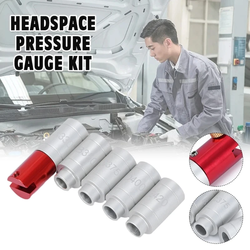 

Replacement Accessory Gauge Body for C375 E420 with 5 Bushing Set for Checking Most Bottlenecks Headspace Gauge