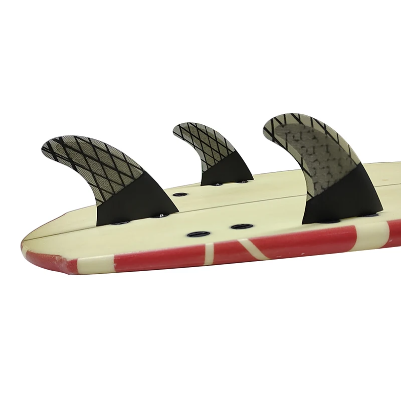 

UPSURF-Surfboard Fin FCS Fin, Double Tabs, Carbon Fiber, Honeycomb, Short Board, Size G3, G5