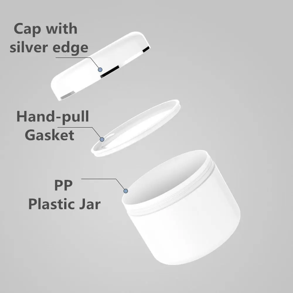 met deksels Lege monsterpotten Reisopslag Crème Lotiondoos Make-uppot Pot Ronde zalven Fles Cosmetische containers Gevallen