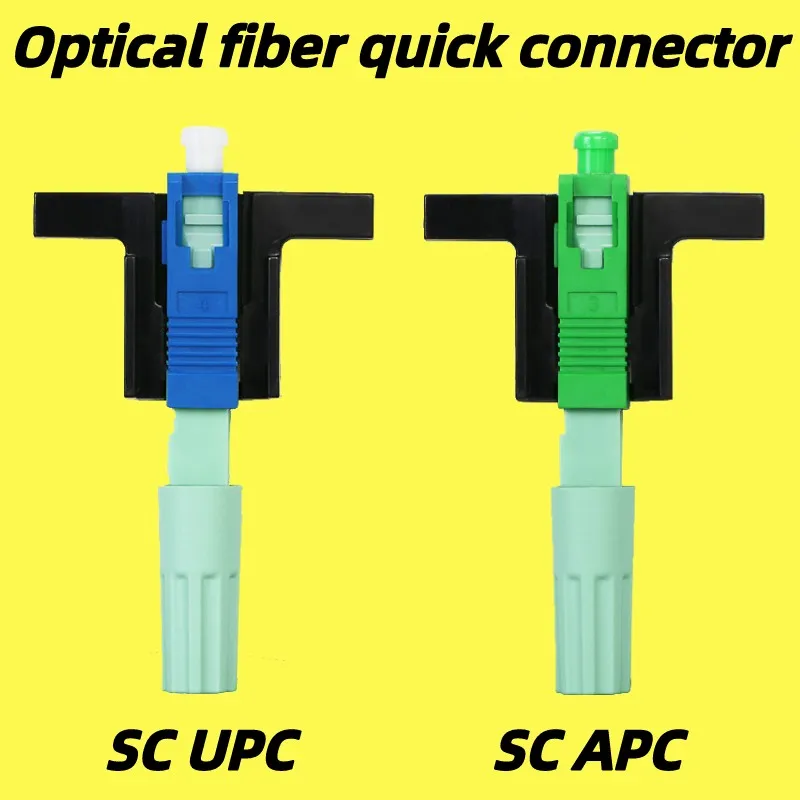 

SC/UPC SC/APC High Quality Optical Fiber Quick Connector FTTH Fiber Optic Fast Connector