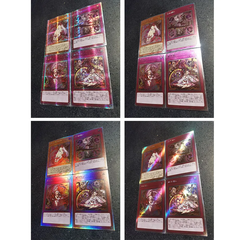 Yu-Gi-Oh Caltesia, the Saint of Hech The Call of Silver City Youshili DIY homemade flash card boy Toy collection Birthday gift