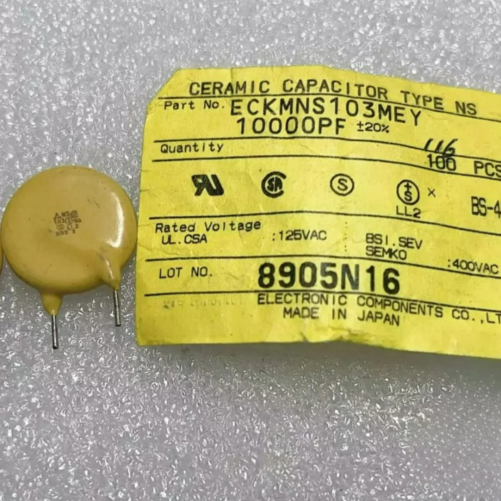 5pcs/lot 0.01uf/400VAC 10nf 103 Brand New Ceramic Capacitor ECKMNS103MEY