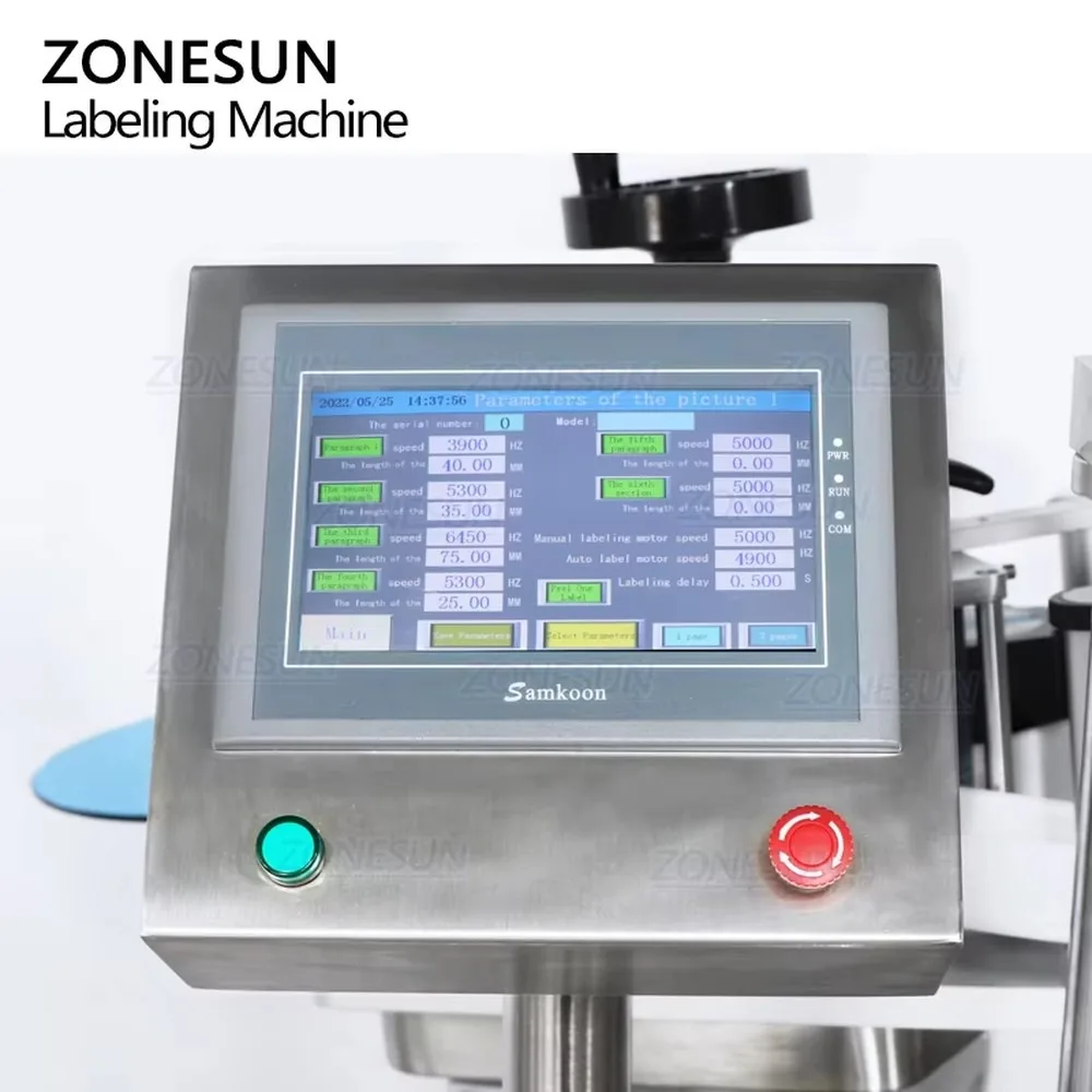 Semi Automatic Desktop Labeling Machine for Cosmetic Glass Jars Round Square Hexagon Bottles Small Business Label
