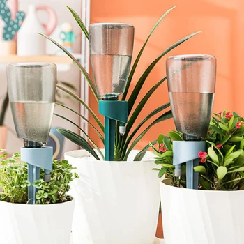 식물 자동 물주기 가정용 물방울 관개 꽃 물 드리퍼, 정원 자체 급수 장치, 식물 꽃 