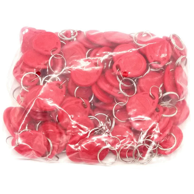100 pz T5577 Blank Key Tag RFID Chip Ring Cards Tag Keytag 125 Khz copia riscrivibile scrivibile duplicato