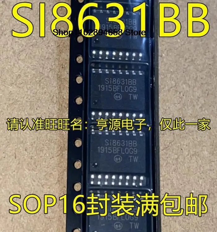 5PCS   SI8631BB-B-ISR SI8631BB SOP16 /