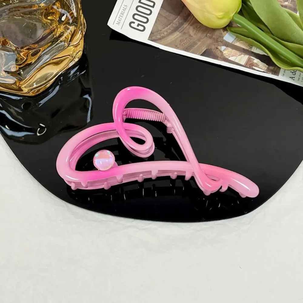 

Large Cross Shark Clip Sweet Hair Accessories Oil Drip Hair Crab Clip Headwear Korean Style Geometry Hair Claw