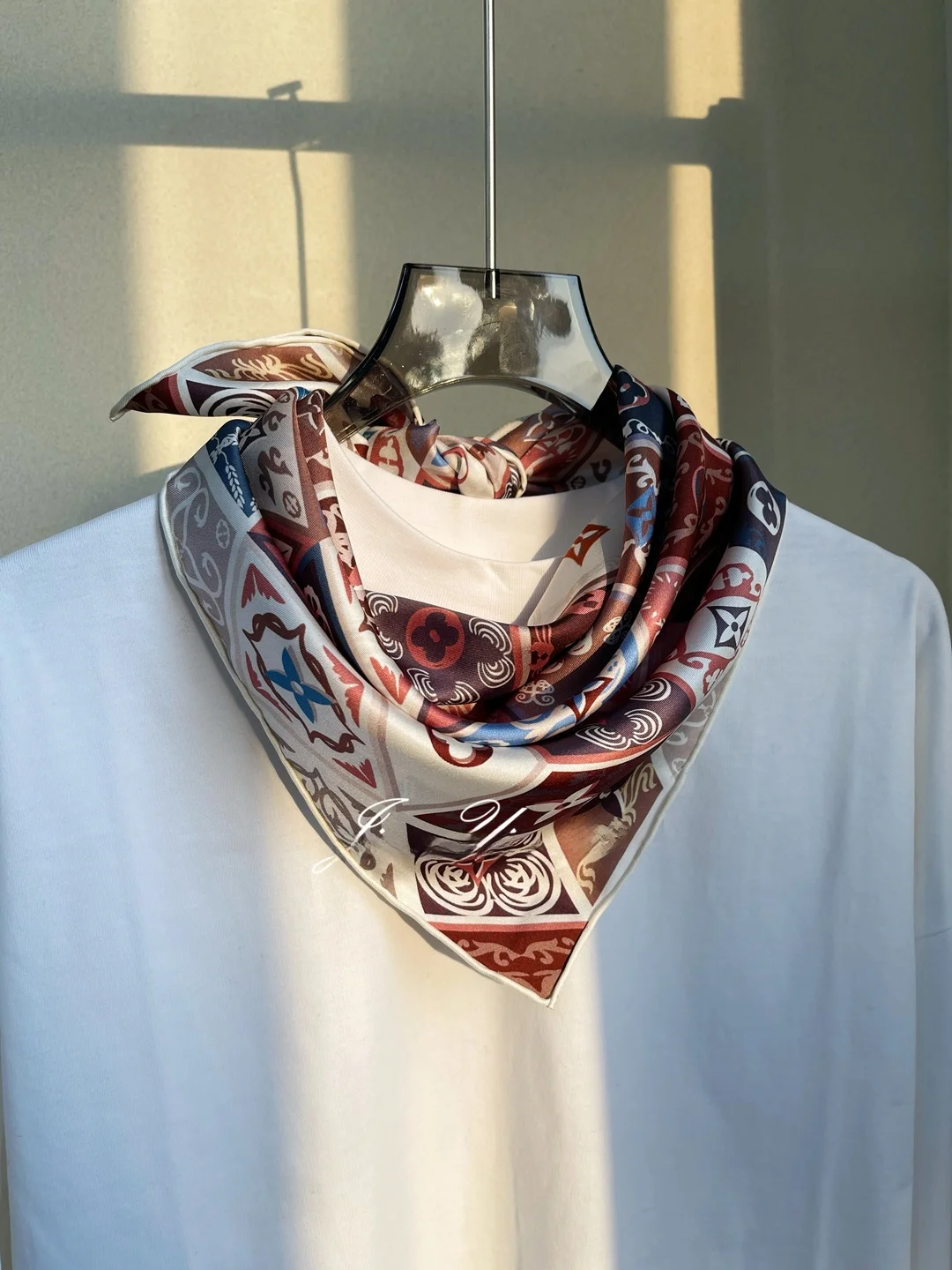 double-sided-silk-scarf-oriental-velvet-square-awl-silk-6-mumie-women's-62cm-slanted-pattern-faion-accory