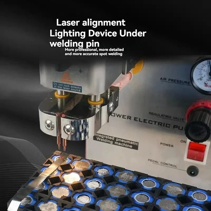 Desktop Precision Pneumatic Pulse Spot Welder Butt Welding High Power Single Welding Lithium Battery Special Strong Output