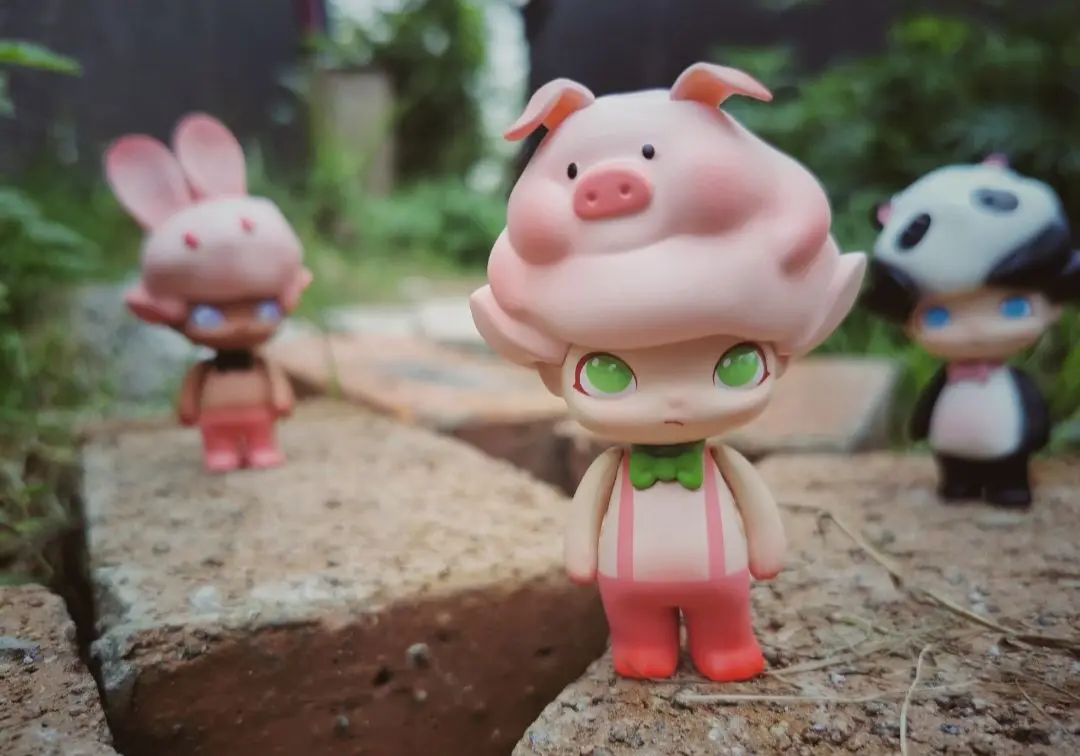 

Pop Mart Peach Riot Rise up Series Kawaii Anime Action Figure Blind Box - Surprise Mystery Doll for Girls