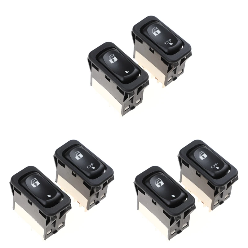 3X New A06-30769-027 A06-30769-008 For Freightliner/Columbia 2001-2011 Power Lifter Switch Electric Window Button