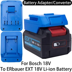 Adapter Converter For Bosch 18V Li-ion Tool To Erbauer 18V EXT Li-ion battery Adapter Converter Power Tool Accessories