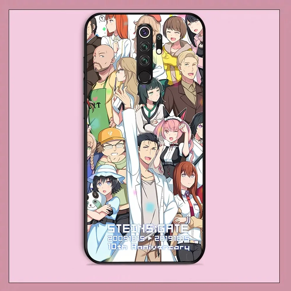 Anime Steins Gate Phone Case For Redmi Note 4 X 5 A 6 7 8 T 9 9S 10 11 11S 11Epro Poco M3 Pro