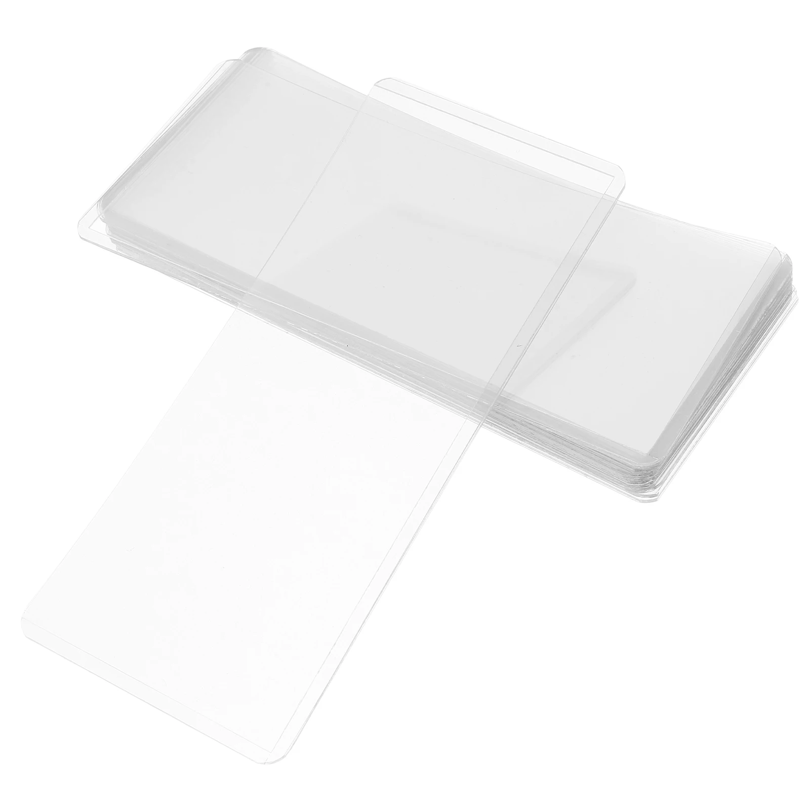 

12 Pcs Banknote Protective Sleeves 17 3x7 5cm Bill Money Holders PVC Coin Bill Holders Storage Display Cases