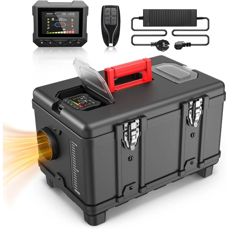 8kW Diesel-Lufter hitzer All-in-One 110V AC & 12V DC Unterstützung mit Höhen modus 6l Kraftstoff tank tragbare Standheizung Bluetooth