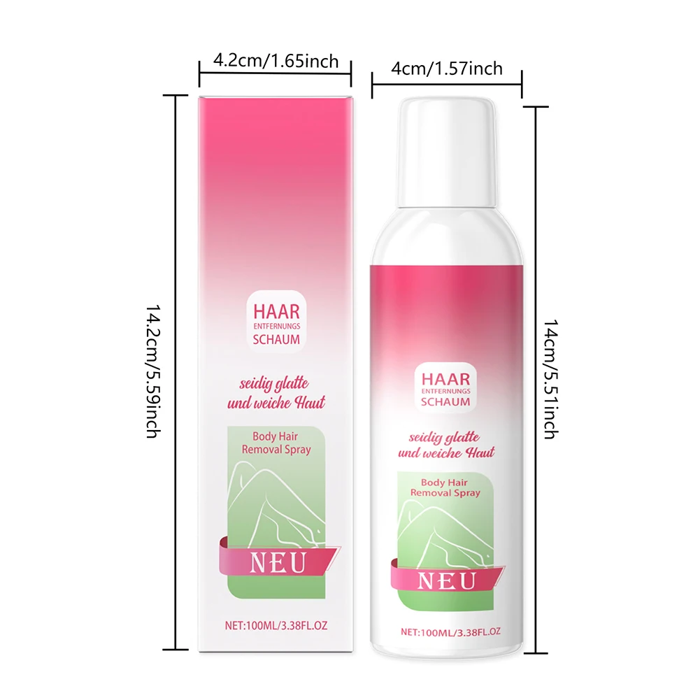 

Hair Removal Foam Effective Hair Removal Without Shaving No Skin Irritation for Women and Men