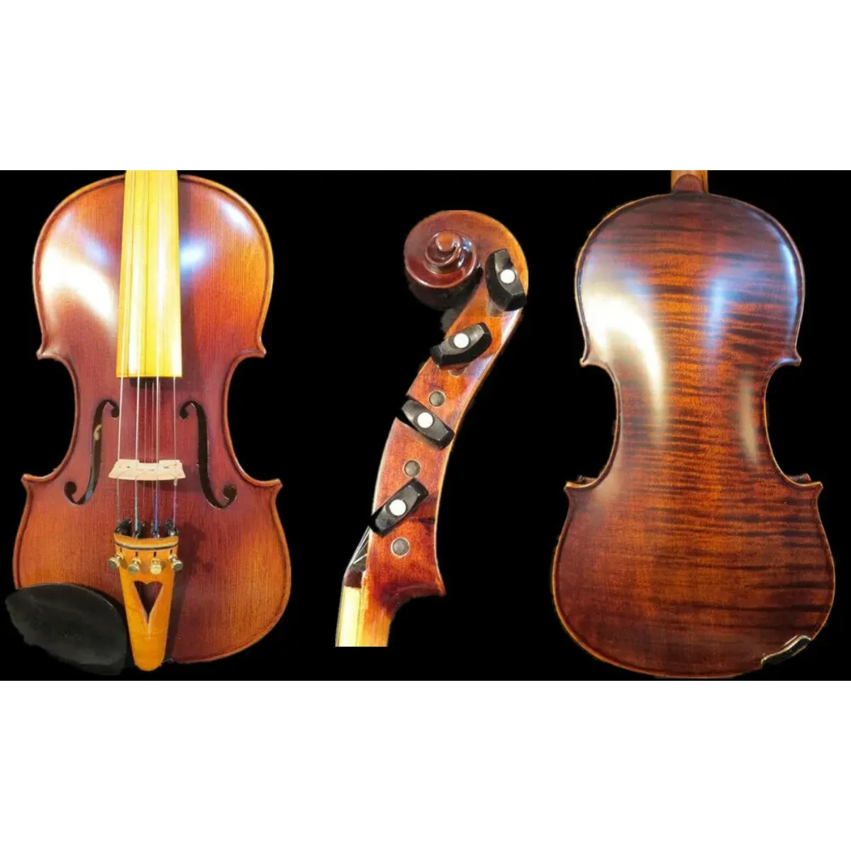 Strad Style SONG Brand Maestro 4x4 Strings 4/4 Violin, Viola D'Amore #14989