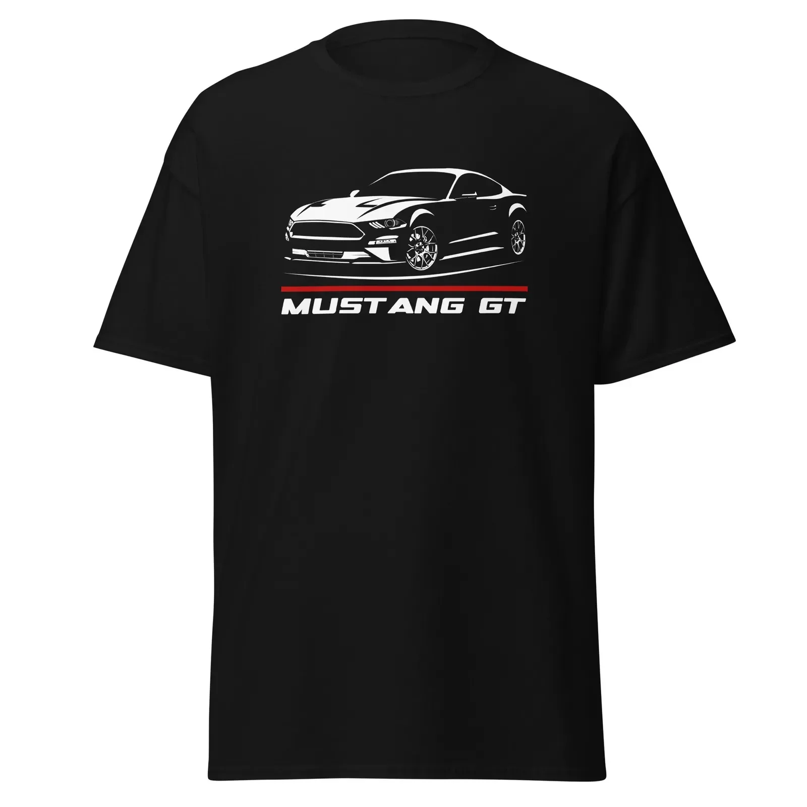 

2024 Men T Shirt Casual Premium T-shirt for Ford Mustang GT 2018 Car Enthusiast Graphic Summer Short Sleeves 100% Cotton S-3XL