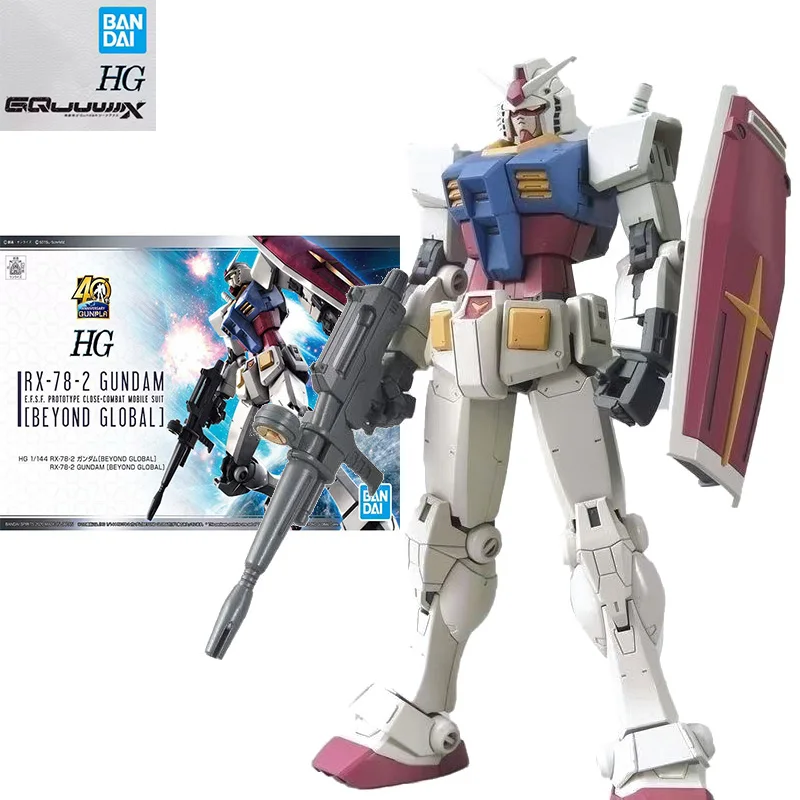 

Bandai 58205 HG RX-78-2 Yuanzu surpasses мировая версия BEYOND GLOBAL сборная модель коллекция игрушки для мальчиков подарки