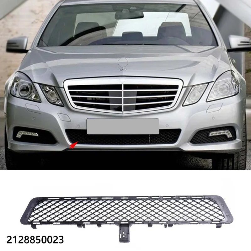 

For Mercedes Benz E Class W212 E350 E300A2128850023 A2128850523 Bumper Front Lower Grille Radiator Grills Accessories