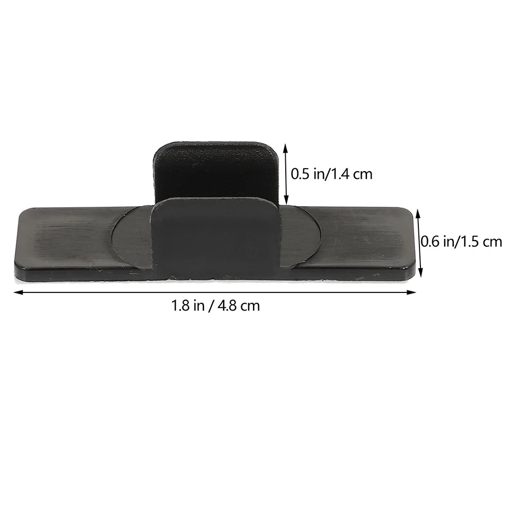 24 قطعة حامل قلم مقاطع البلاستيك ذاتية اللصق السبورة القلم كليب أصحاب متعددة الأغراض مكتب المدرسة القرطاسية قلم رصاص المشابك #4