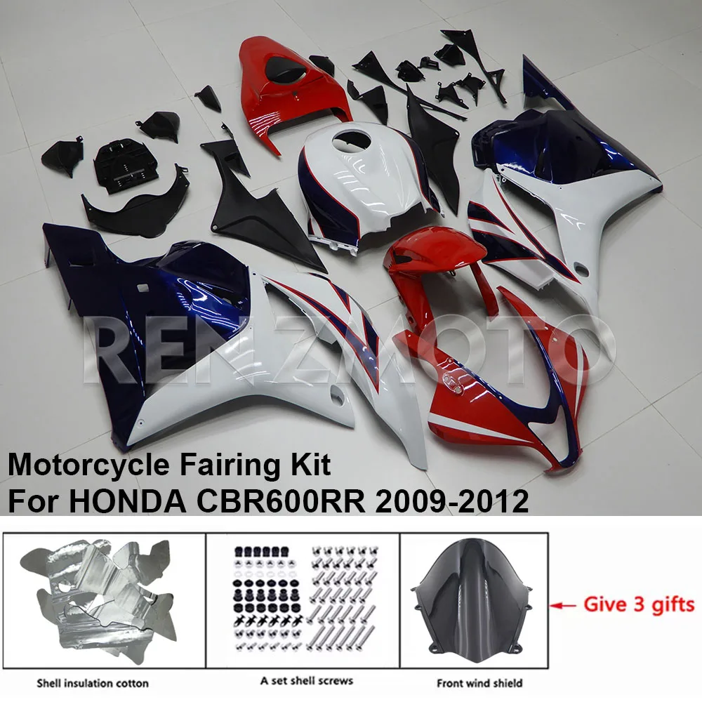 

Новый ABS для HONDA CBR 600RR 2009-2012, комплект обтекателей для мотоцикла и велосипеда, комплект кузова, аксессуары, впрыск корпуса H0609-111a