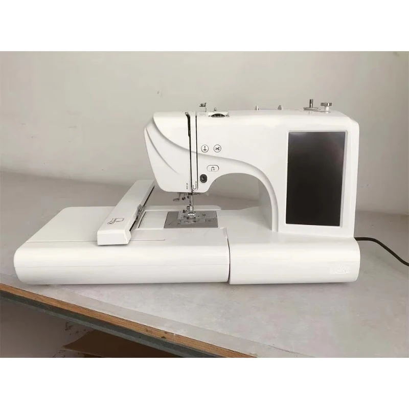 QS-101 Computerized brother household Embroidery Machine for T shirt logo label domestic Embroidery Machine