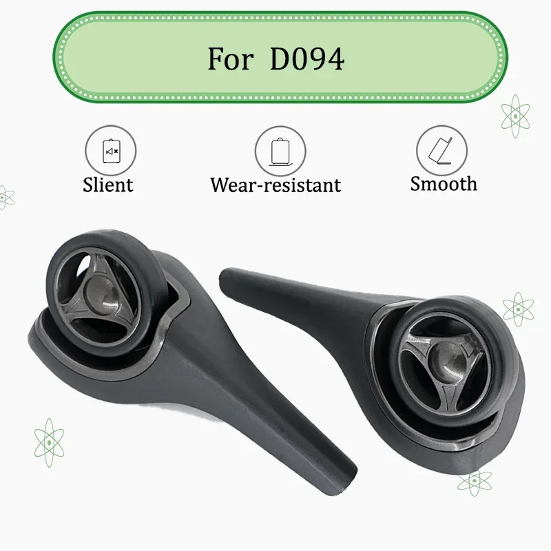 For D094 Heavy-Duty Fixed-Direction Wheels Luggage Replacement Parts Non-Rotating Straight Rollers Luggage Repair Accessories