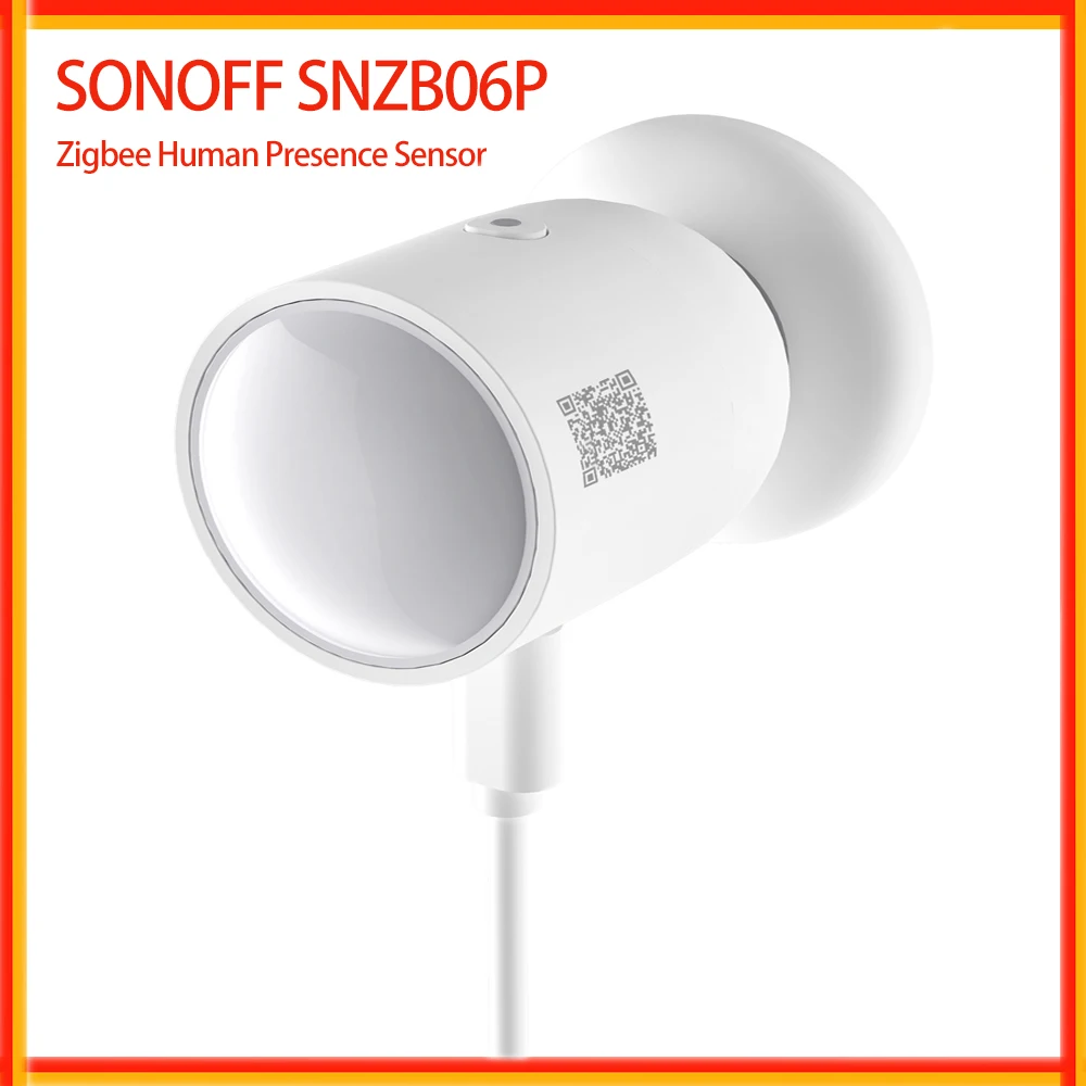 Sonoff SNZB-06P ZigBee เซ็นเซอร์ตรวจจับตรวจจับเรดาร์5.8กิกะเฮิร์ตซ์ไมโครเวฟ3.0ในพื้นที่ฉาก ZigBee ที่รองรับ ifttt Ha