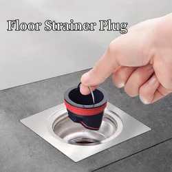 ABS Floor Drain Core Floor Shower Drain Stopper Insectproof Anti-odor Deodorization Toilet Kitchen Bathroom Toilet Sewer