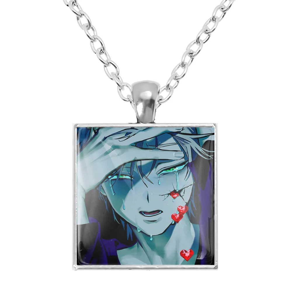 ALIEN STAGE Mizi Sua Till Ivan Hyuna Luka Square Pendant Necklaces Accessories Charms Jewelry Anime Characters Fans Gift