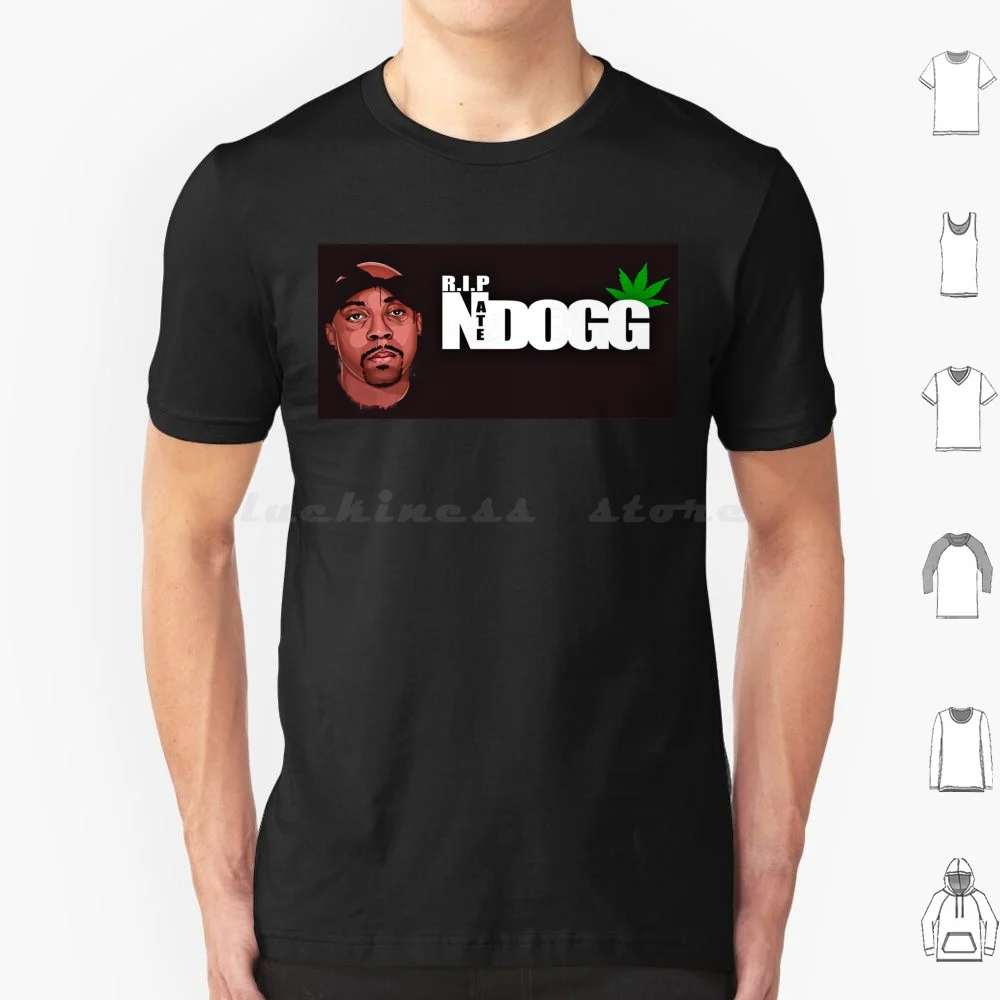 Rip Nate Goat T Shirt Cotton Men Women DIY Print Nate Dogg Regulate Gansa Warren G Hiphop Snoop 420 Music And Me Rapper King Of