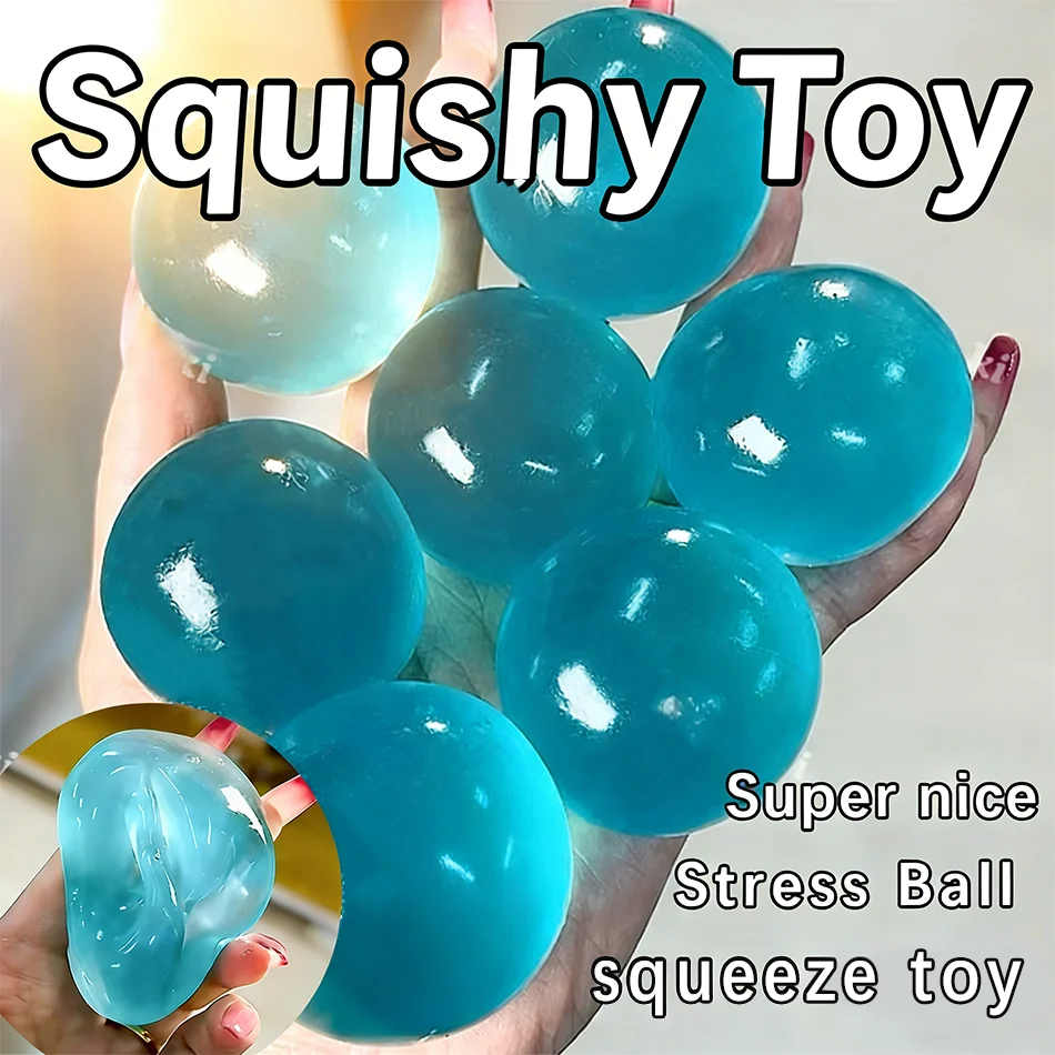 

Синие/клубничные игрушки-сквиши из мальтозы: антистрессовые фиджеты, мягкие прозрачные синие мальтозные игрушки с медленным восстановлением формы, декомпрессионные игрушки для снятия стресса