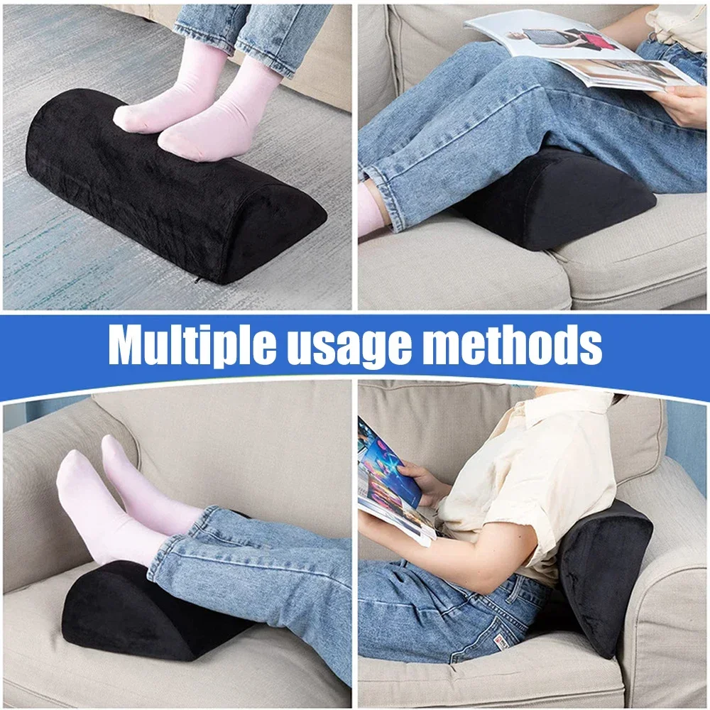 Office Foot Rest Under Desk - Most Comfortable Desk Foot Rest in The World for Lumbar, Back, Knee Pain - Foot Massage Instrument