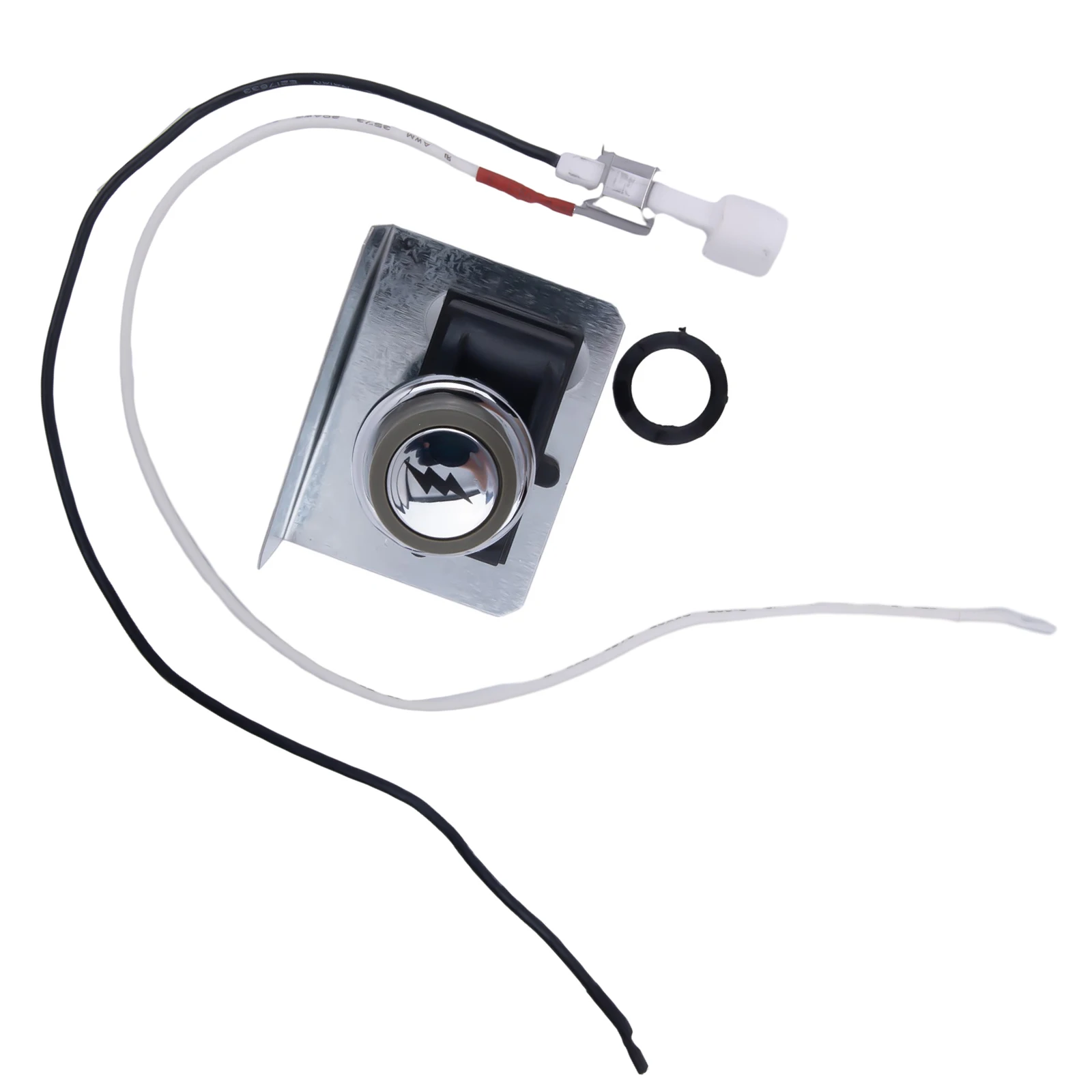 67847 Ignitor Kit Plastic Electronic Module With White Ceramic Sparking Device And Button For Weber For Genesis 300 Series E310