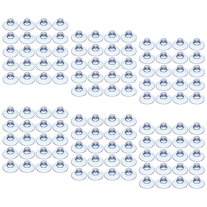 600Pcs Transparent Suction Cups, Plastic Suction Cups, Pads Without Hooks For Outdoor, Kitchen,Bathroom,Window 20Mm-B61B