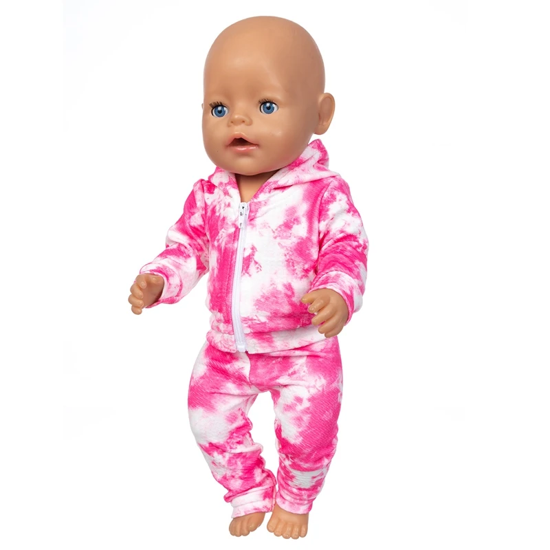 Tie dye set doll clothes are fit for 46cm/18inch dolls, not including dolls. Children\'s holiday gifts